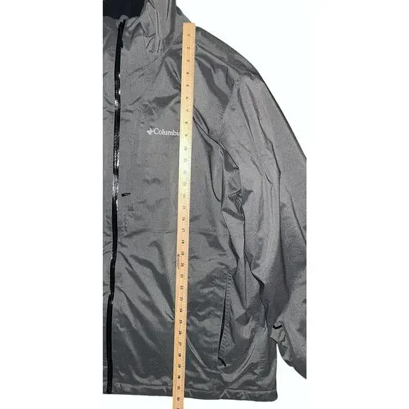 Columbia Point Park Insulated Gray Jacket Men's 2XL